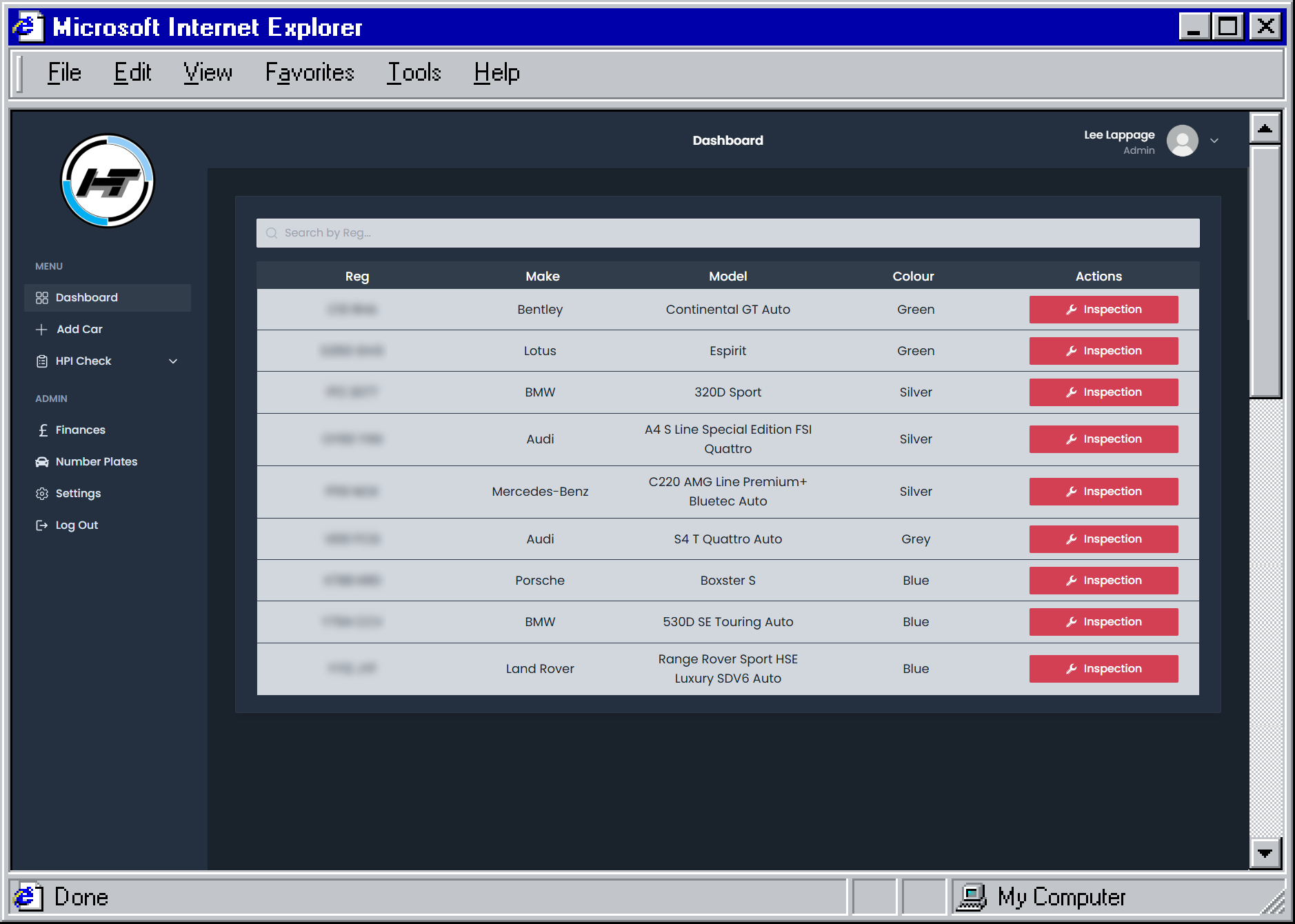 Admin Dashboard
